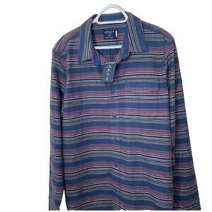 ￼￼ impact collection unit by blue xxl  Impact Collection men's striped flannel